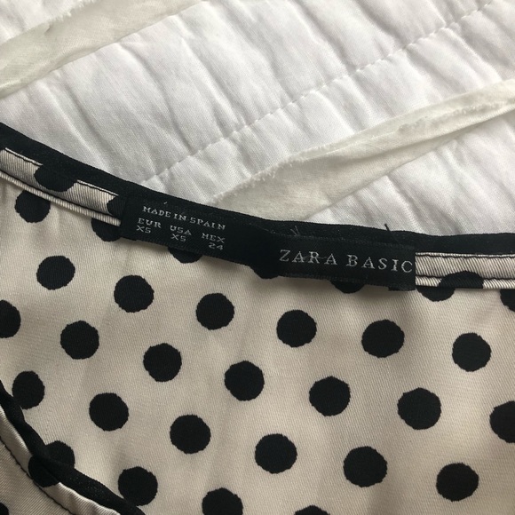 ZARA Polka Dot Blouse - Picture 5 of 8